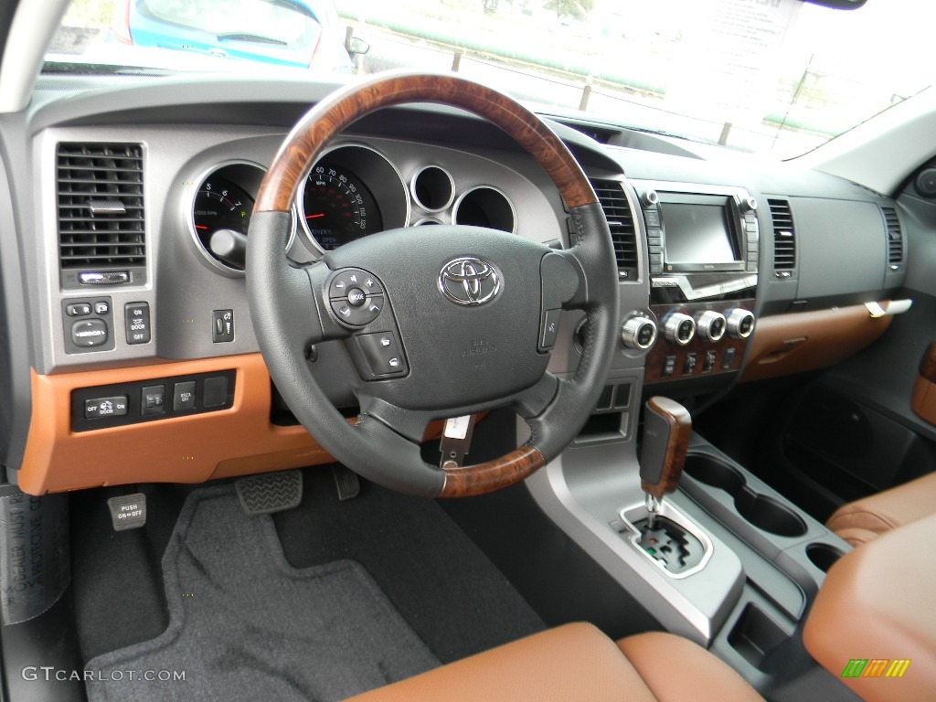 Red Rock Interior 2012 Toyota Tundra Platinum CrewMax 4x4 Photo #59992932