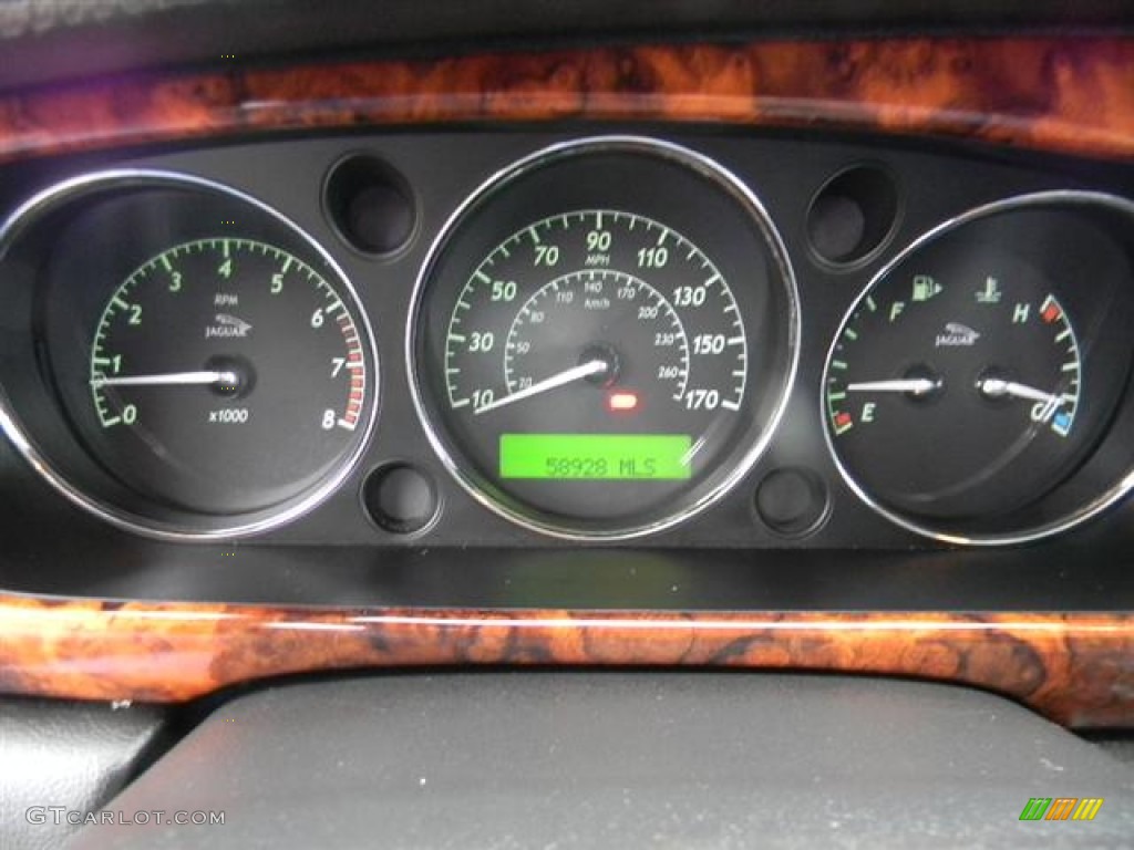 2007 Jaguar XJ Vanden Plas Gauges Photo #59993461