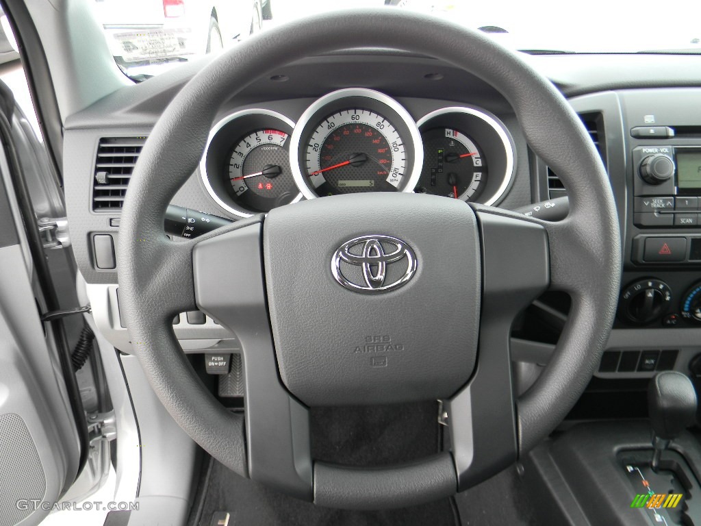 2012 Toyota Tacoma Regular Cab Graphite Steering Wheel Photo #59993683