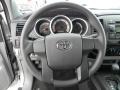 Graphite 2012 Toyota Tacoma Regular Cab Steering Wheel