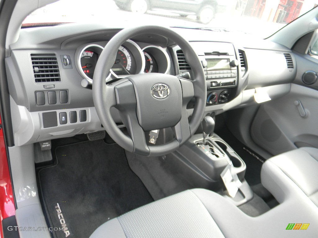 Graphite Interior 2012 Toyota Tacoma Regular Cab Photo #59993794