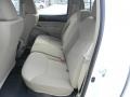 2012 Toyota Tacoma Sand Beige Interior Rear Seat Photo