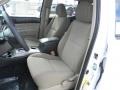 2012 Toyota Tacoma Sand Beige Interior Front Seat Photo