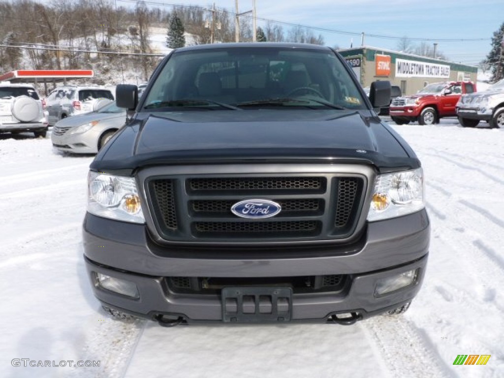 2005 F150 STX SuperCab 4x4 - Dark Shadow Grey Metallic / Medium Flint Grey photo #2