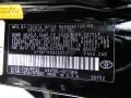 218: Attitude Black Metallic 2012 Toyota Camry SE Color Code