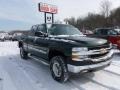 2001 Forest Green Metallic Chevrolet Silverado 2500HD LS Extended Cab 4x4 #59981209