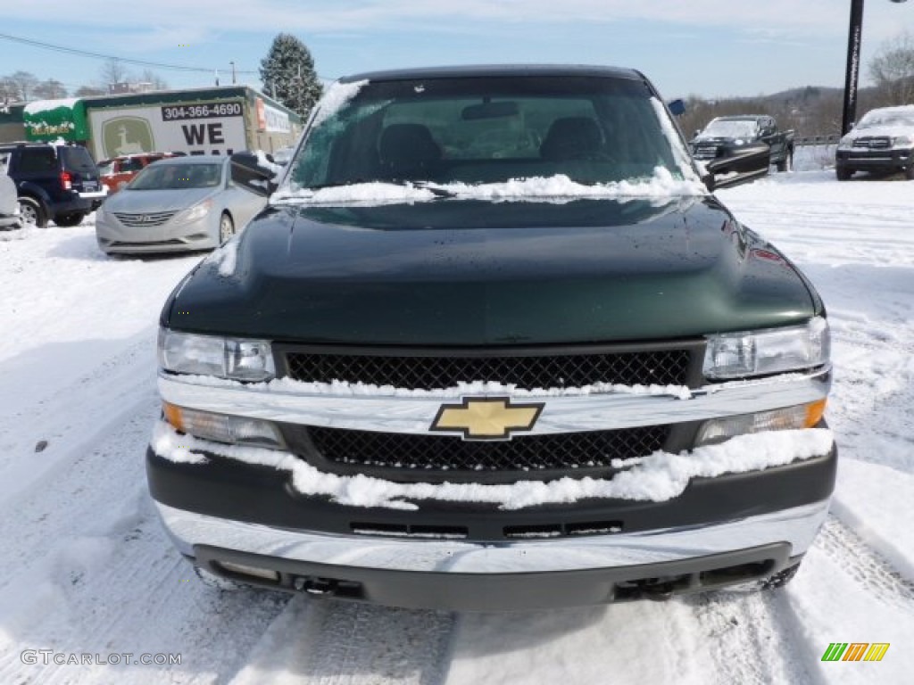 2001 Silverado 2500HD LS Extended Cab 4x4 - Forest Green Metallic / Graphite photo #2