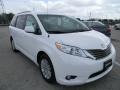 2012 Super White Toyota Sienna XLE  photo #3