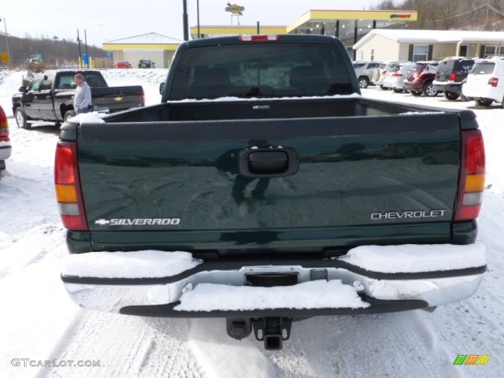 2001 Silverado 2500HD LS Extended Cab 4x4 - Forest Green Metallic / Graphite photo #5