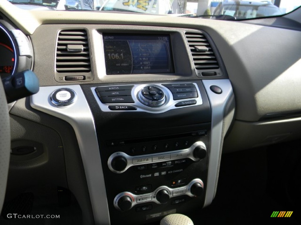 2009 Murano SL - Glacier Pearl / Beige photo #11