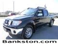 Super Black 2009 Nissan Frontier LE Crew Cab 4x4