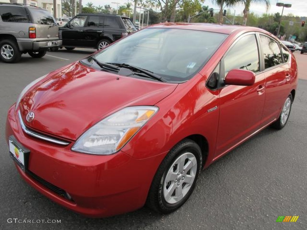 Barcelona Red Metallic 2008 Toyota Prius Hybrid Exterior Photo #59996762