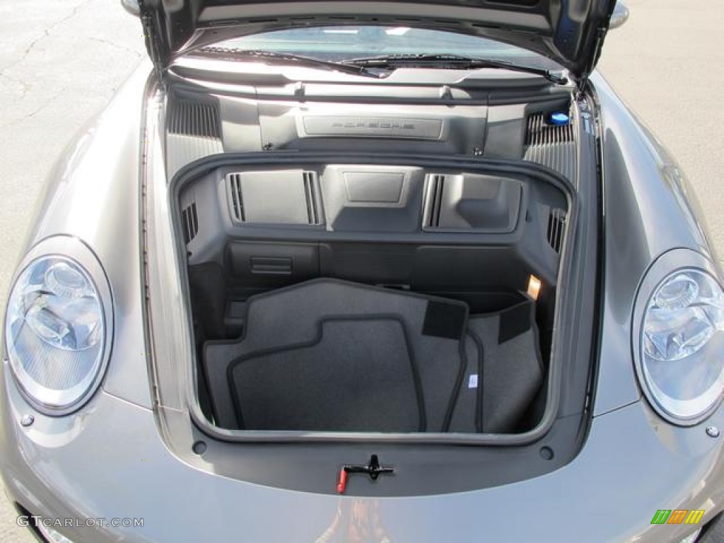 2008 911 Turbo Coupe - Meteor Grey Metallic / Black photo #14