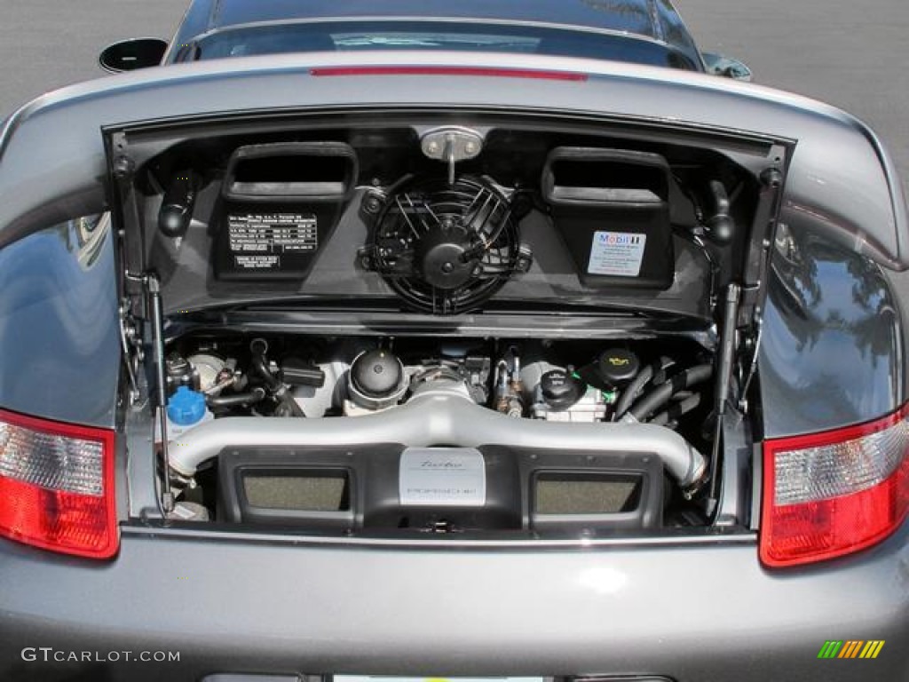2008 911 Turbo Coupe - Meteor Grey Metallic / Black photo #15