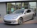 Platinum Silver Metallic 2011 Porsche Panamera 4S Exterior
