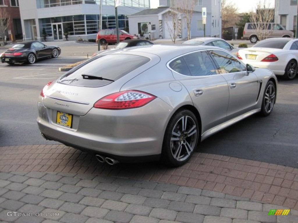 2011 Panamera 4S - Platinum Silver Metallic / Luxor Beige photo #9