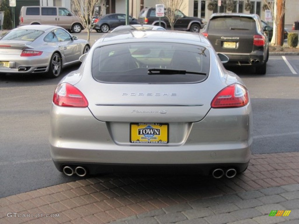 2011 Panamera 4S - Platinum Silver Metallic / Luxor Beige photo #10