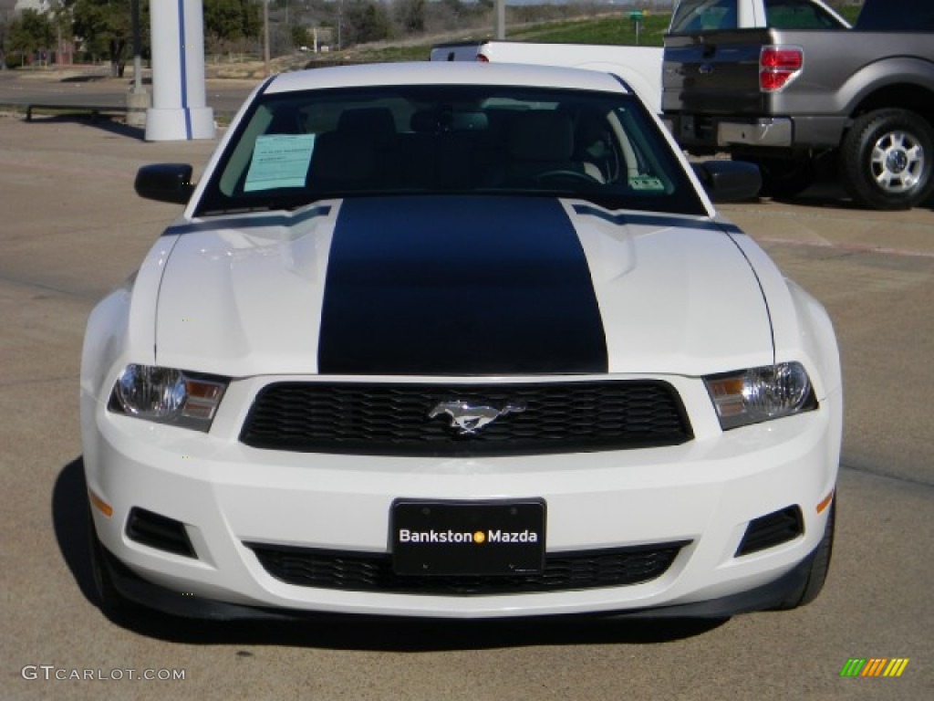 2011 Mustang V6 Premium Coupe - Performance White / Stone photo #2