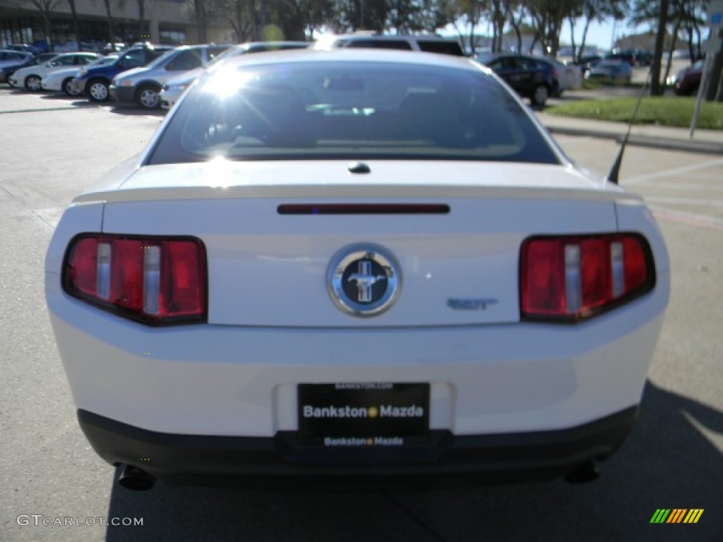 2011 Mustang V6 Premium Coupe - Performance White / Stone photo #4