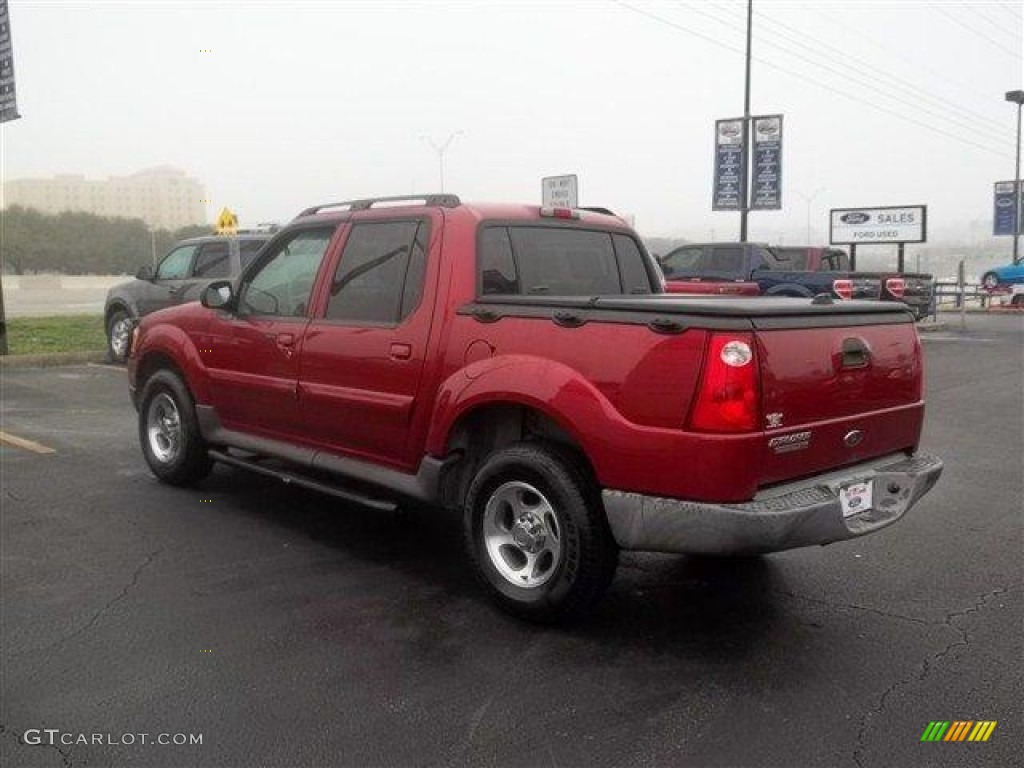 2005 Explorer Sport Trac XLT - Red Fire / Medium Pebble photo #5