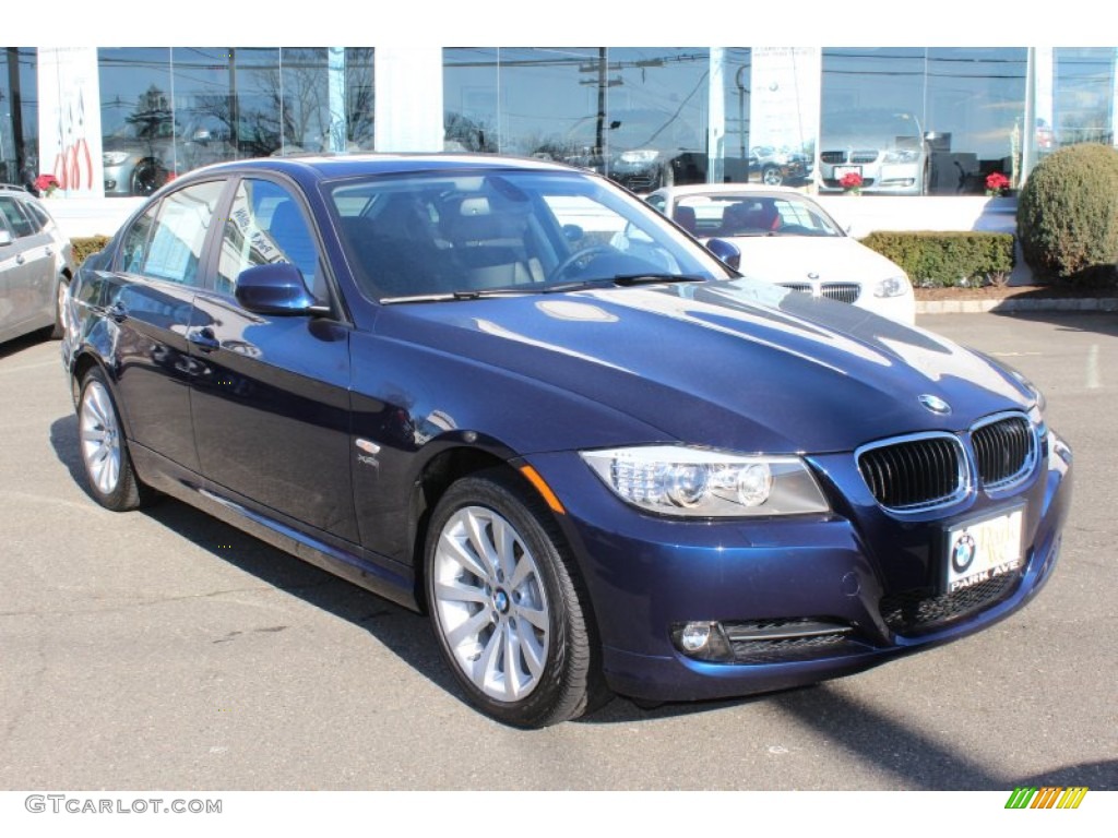2011 3 Series 328i xDrive Sedan - Deep Sea Blue Metallic / Black photo #3