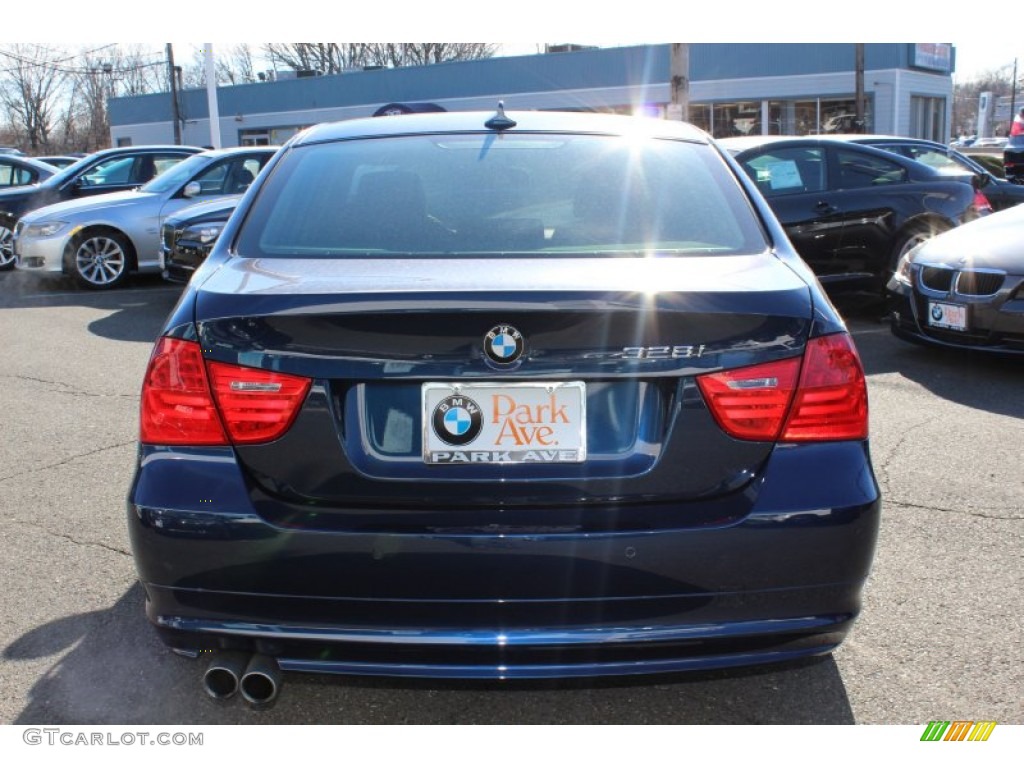 2011 3 Series 328i xDrive Sedan - Deep Sea Blue Metallic / Black photo #6
