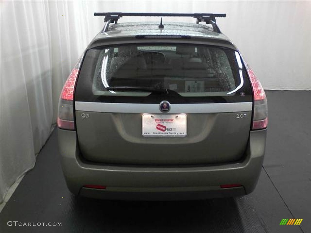 2008 9-3 2.0T SportCombi Wagon - Pepper Green Metallic / Parchment photo #4
