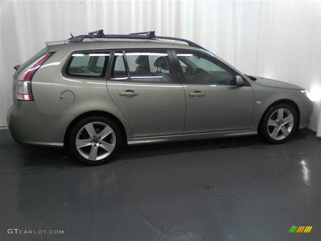 2008 9-3 2.0T SportCombi Wagon - Pepper Green Metallic / Parchment photo #17