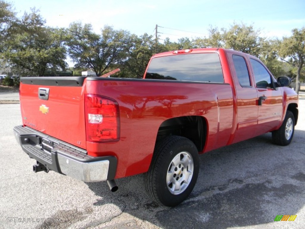 2012 Silverado 1500 LT Extended Cab - Victory Red / Ebony photo #3