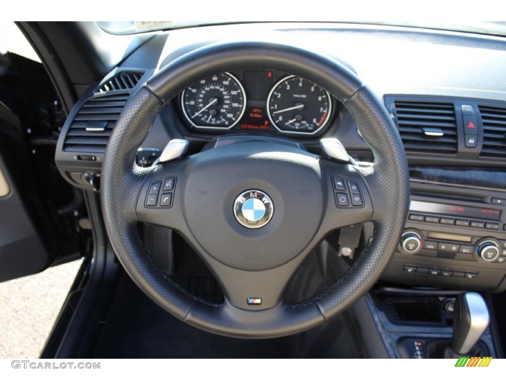 2008 1 Series 135i Convertible - Black Sapphire Metallic / Savanna Beige photo #14