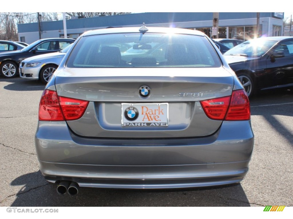 2009 3 Series 328xi Sedan - Space Grey Metallic / Black photo #6