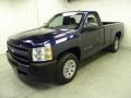 2009 Imperial Blue Metallic Chevrolet Silverado 1500 Regular Cab  photo #3