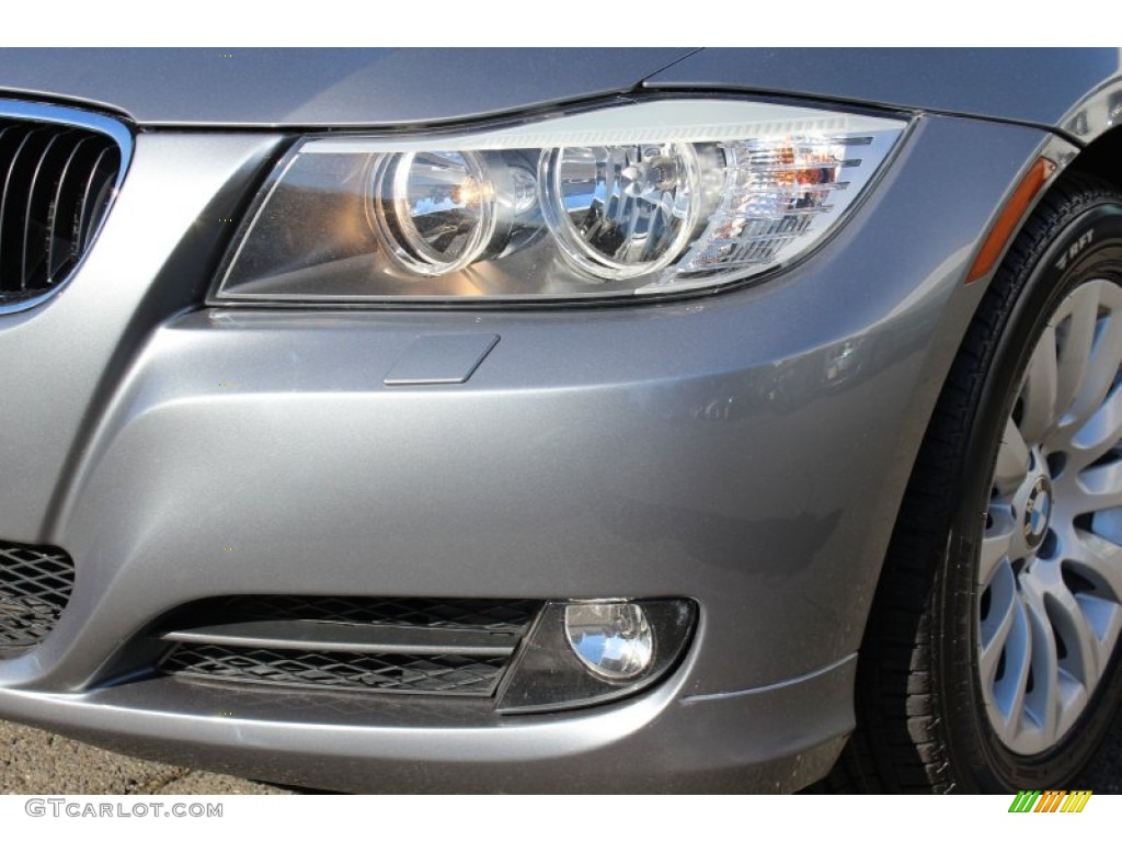 2009 3 Series 328xi Sedan - Space Grey Metallic / Black photo #30