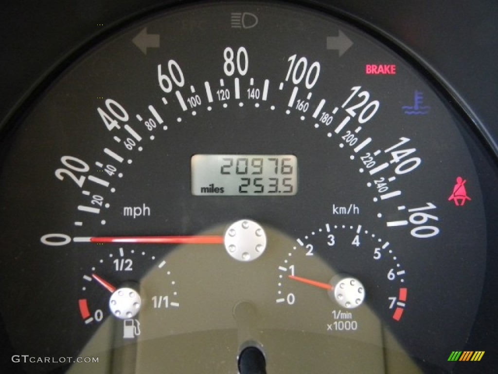 2004 Volkswagen New Beetle GLS 1.8T Convertible Gauges Photo #60000758