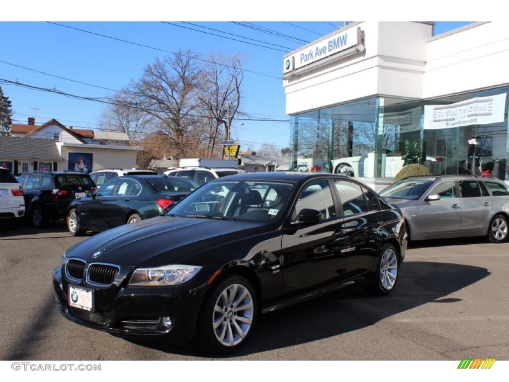 2011 3 Series 328i xDrive Sedan - Jet Black / Black photo #1