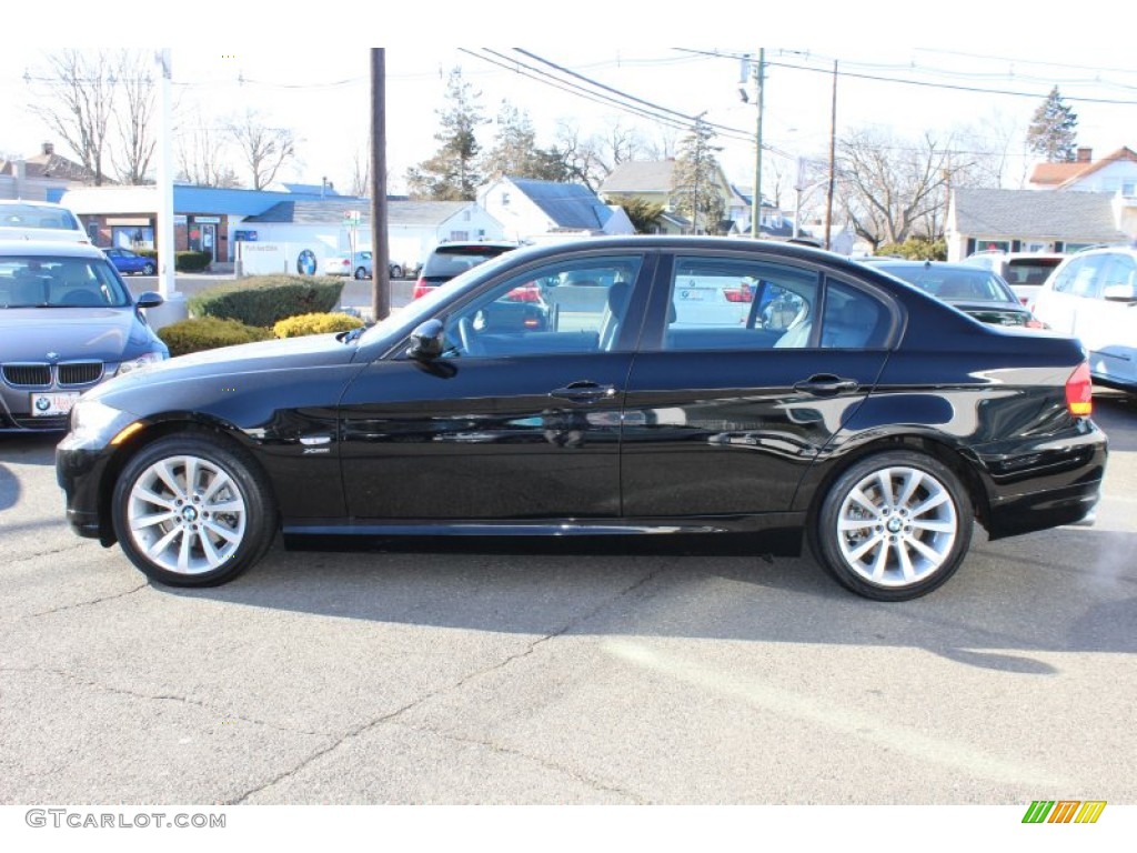 2011 3 Series 328i xDrive Sedan - Jet Black / Black photo #8