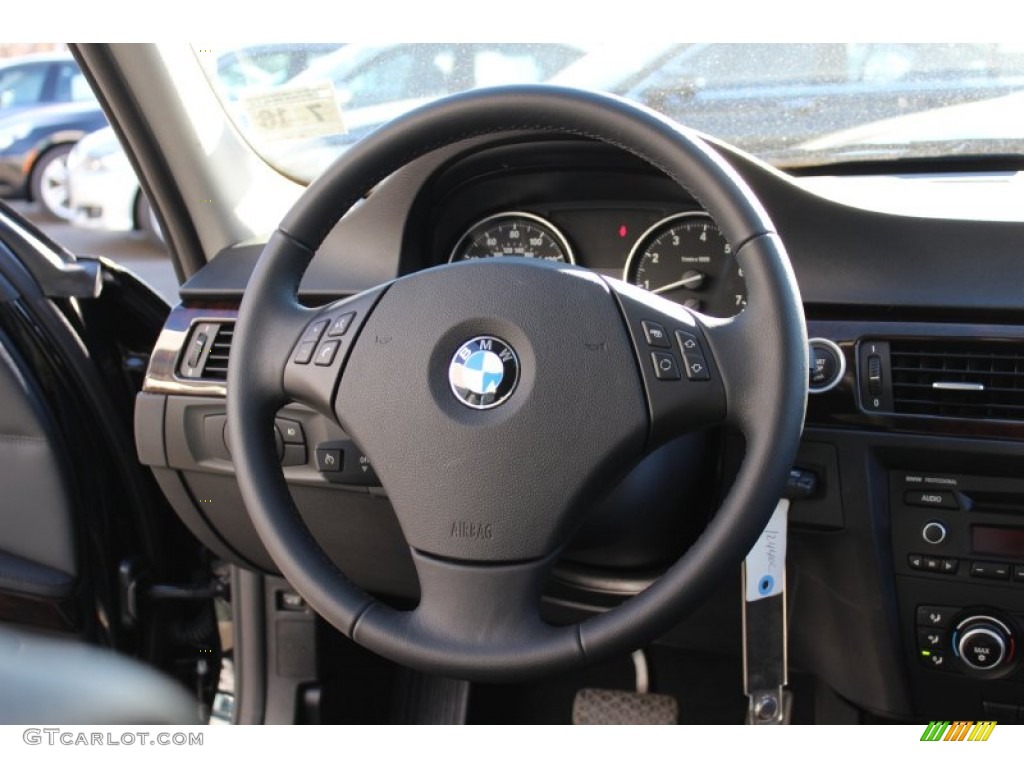 2011 3 Series 328i xDrive Sedan - Jet Black / Black photo #14