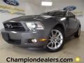 2011 Sterling Gray Metallic Ford Mustang V6 Premium Coupe  photo #1