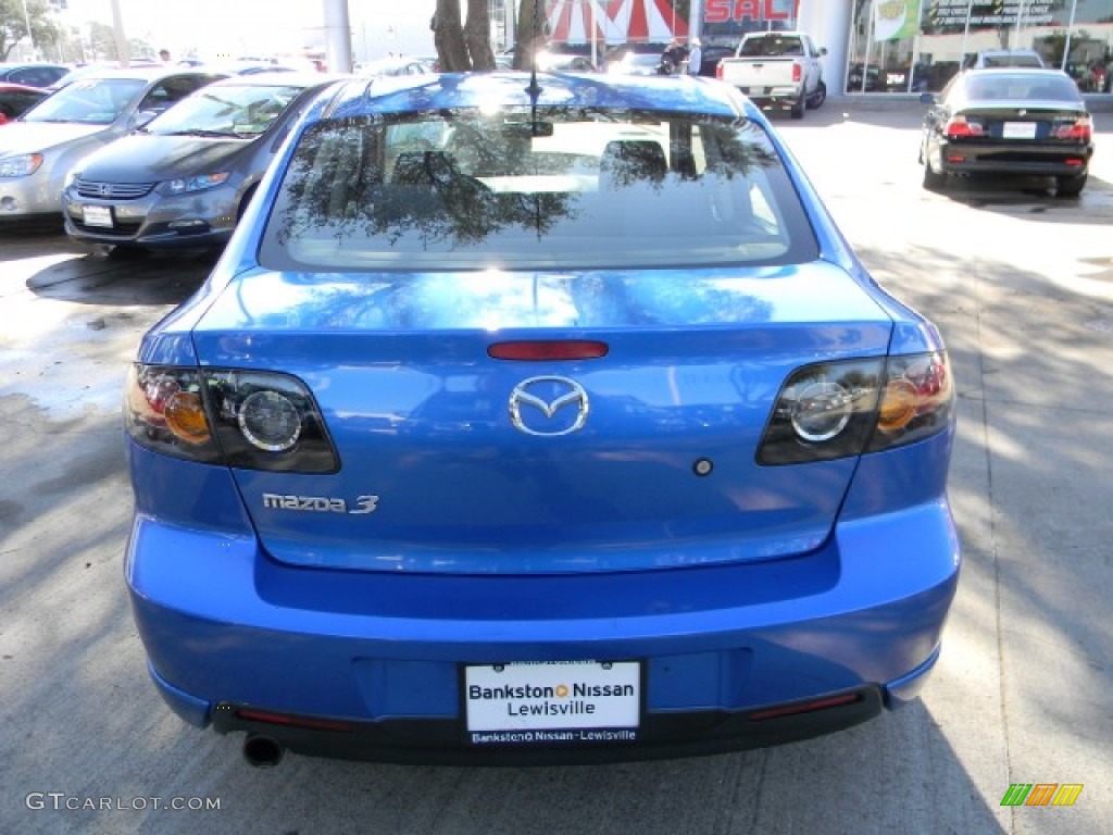 2006 MAZDA3 s Touring Sedan - Winning Blue Metallic / Black/Blue photo #4