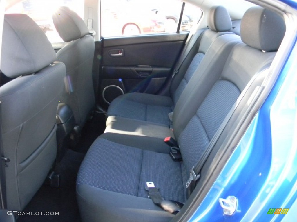 2006 MAZDA3 s Touring Sedan - Winning Blue Metallic / Black/Blue photo #7