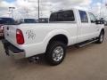 2012 Oxford White Ford F250 Super Duty Lariat Crew Cab 4x4  photo #6