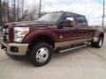 2012 Autumn Red Ford F350 Super Duty King Ranch Crew Cab 4x4 Dually  photo #3