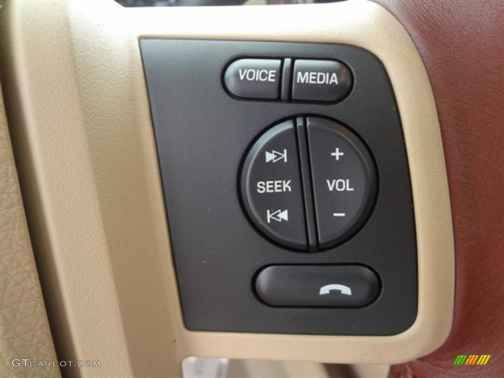 2012 Ford F350 Super Duty King Ranch Crew Cab 4x4 Dually Controls Photo #60005585