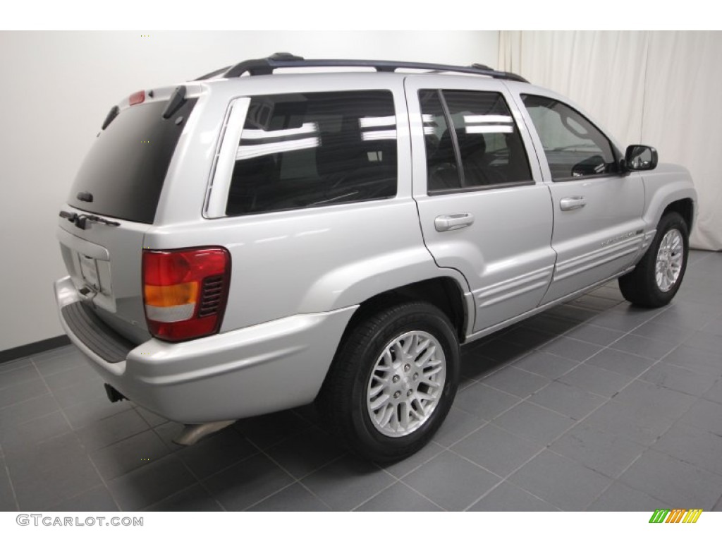 2004 Grand Cherokee Limited - Bright Silver Metallic / Dark Slate Gray photo #12