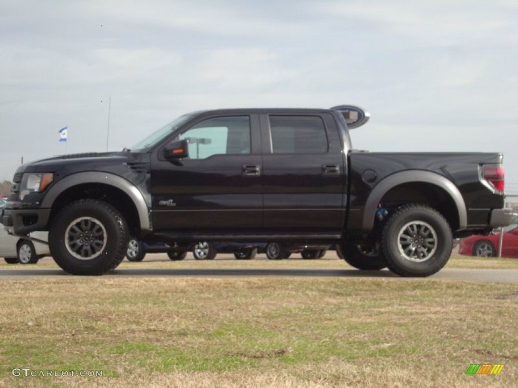 Tuxedo Black Metallic 2011 Ford F150 SVT Raptor SuperCrew 4x4 Exterior Photo #60006518