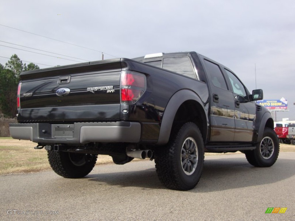 Tuxedo Black Metallic 2011 Ford F150 SVT Raptor SuperCrew 4x4 Exterior Photo #60006533