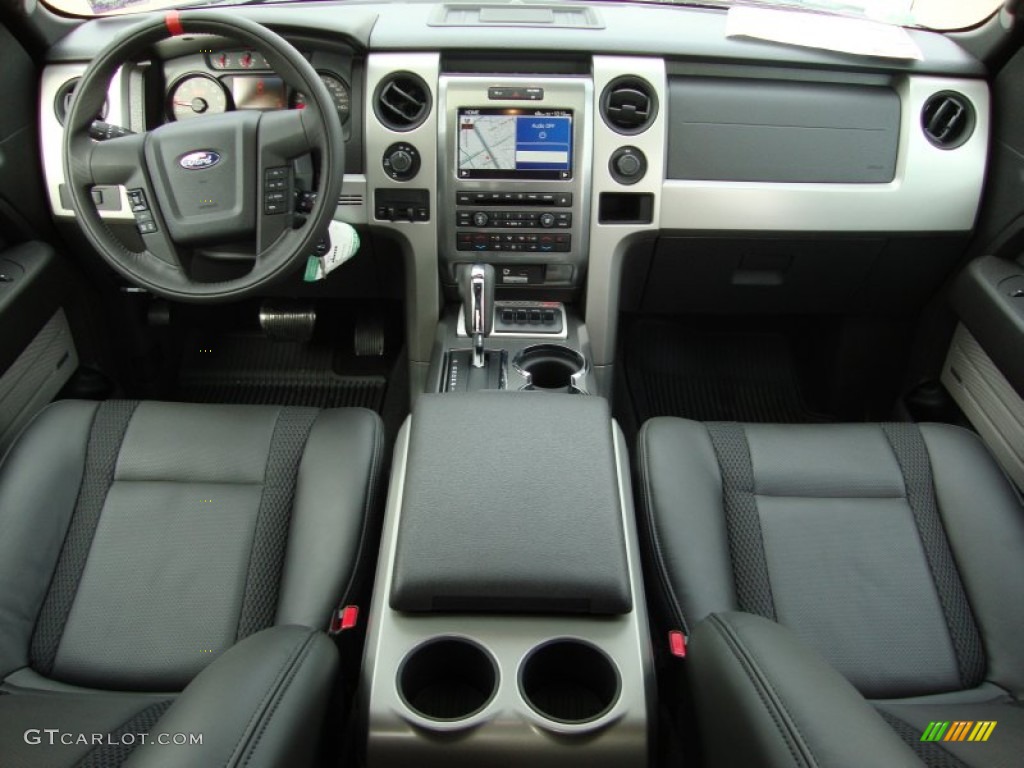 2011 Ford F150 SVT Raptor SuperCrew 4x4 Raptor Black Dashboard Photo #60006605