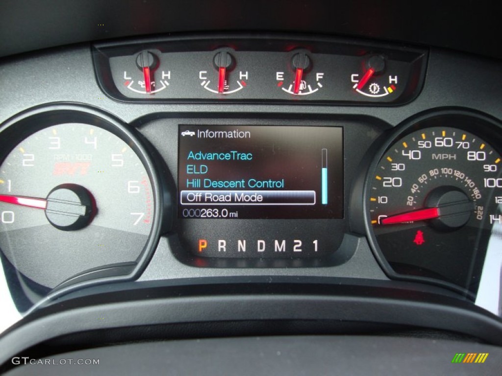 2011 Ford F150 SVT Raptor SuperCrew 4x4 Gauges Photo #60006611