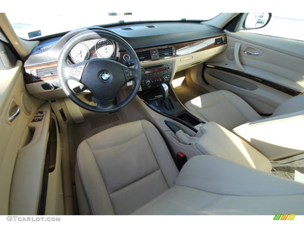 2009 3 Series 328xi Sedan - Black Sapphire Metallic / Beige photo #12