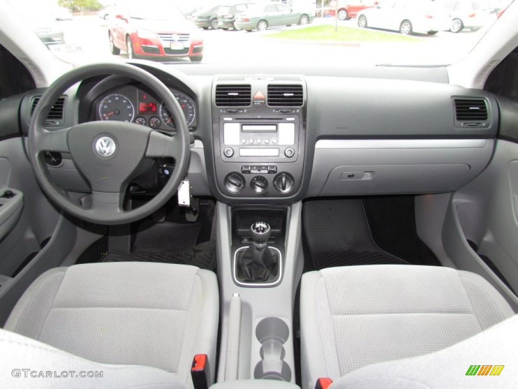 2009 Jetta S Sedan - Laser Blue Metallic / Art Grey photo #14